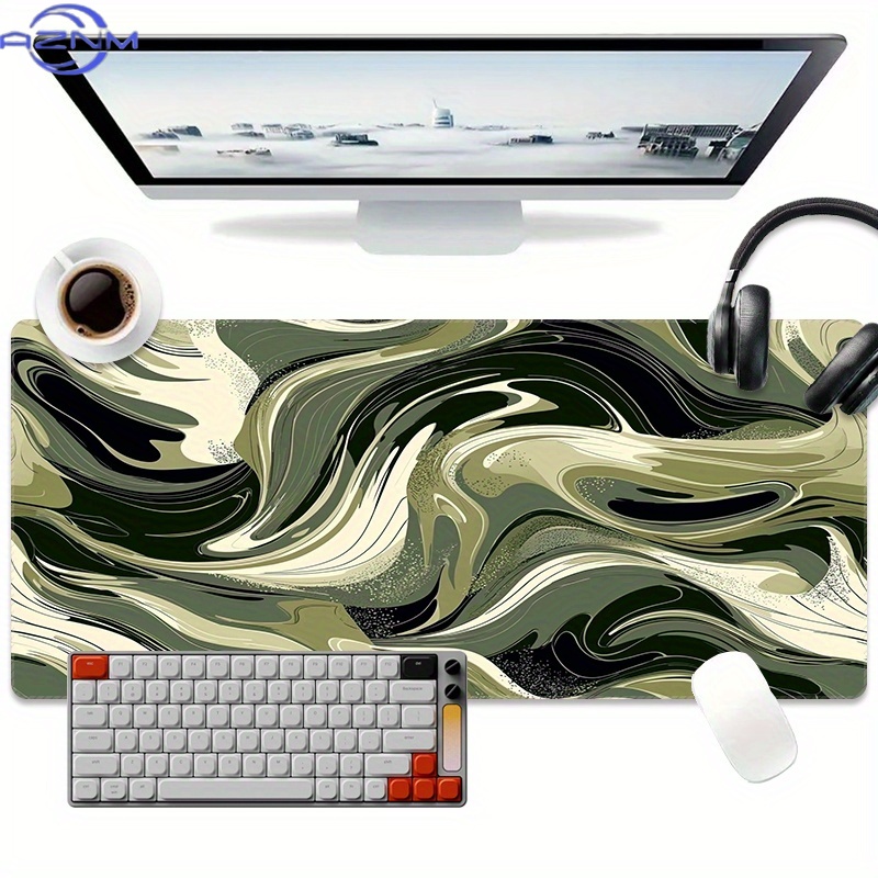1pc Extra Large Gaming Mouse P - Desk Setup Black And White review and price