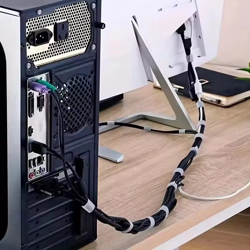 1/3M Cable Organizer Cable Man - Desk Setup Cable Management review and price