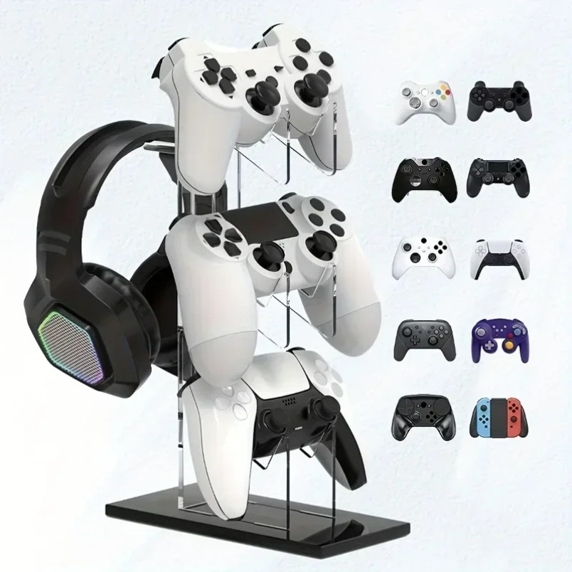 Controller Holder with Headset - Desk Setup Ps5 review and price