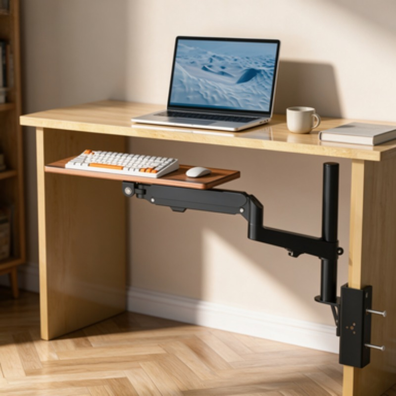 Save Space Under Desk Keyboard - Desk Setup Living Room review and price