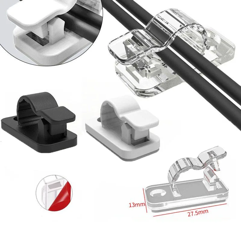 10/50PCS Cable Organizer Clips - Desk Setup Cable Management review and price