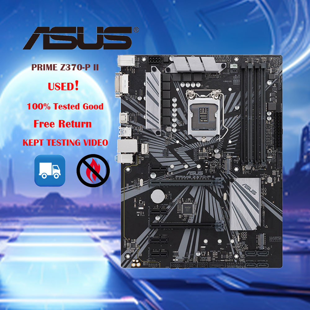 LGA 1151 Asus PRIME Z370-P II  - Intel Cpu Core I9 review and price