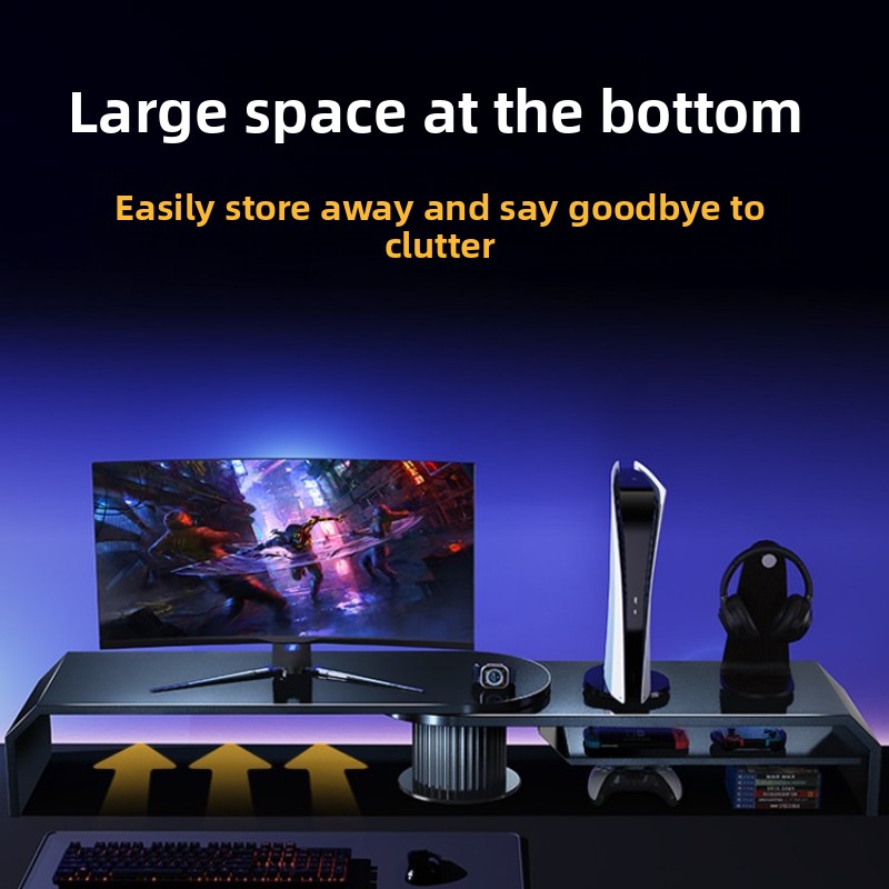 Gaming Dual Monitor Stand Offi - Desk Setup Living Room review and price