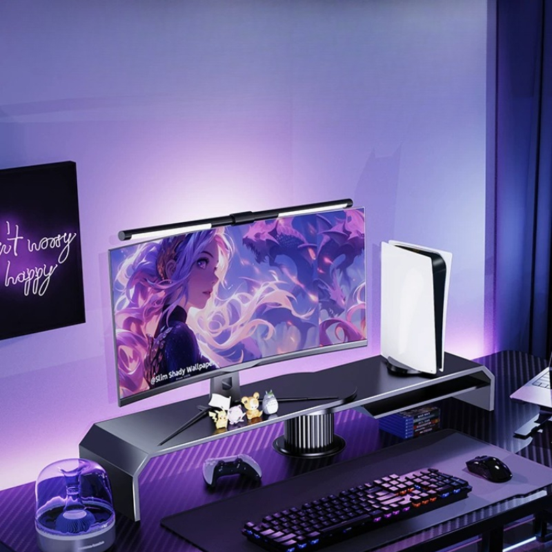 Gaming Dual Monitor Stand Offi - Desk Setup Living Room review and price