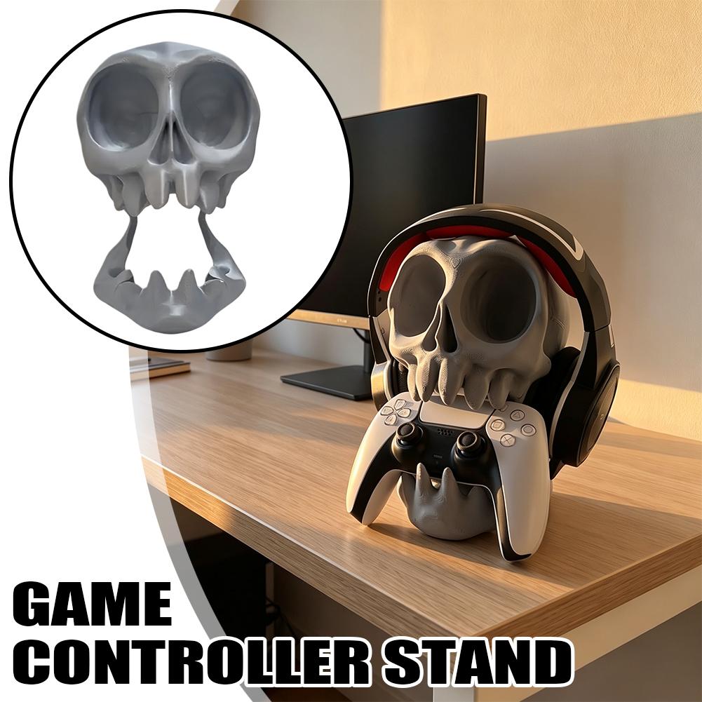 Skull Earphone Gamepad Stand 3 - Desk Setup Ps5 review and price