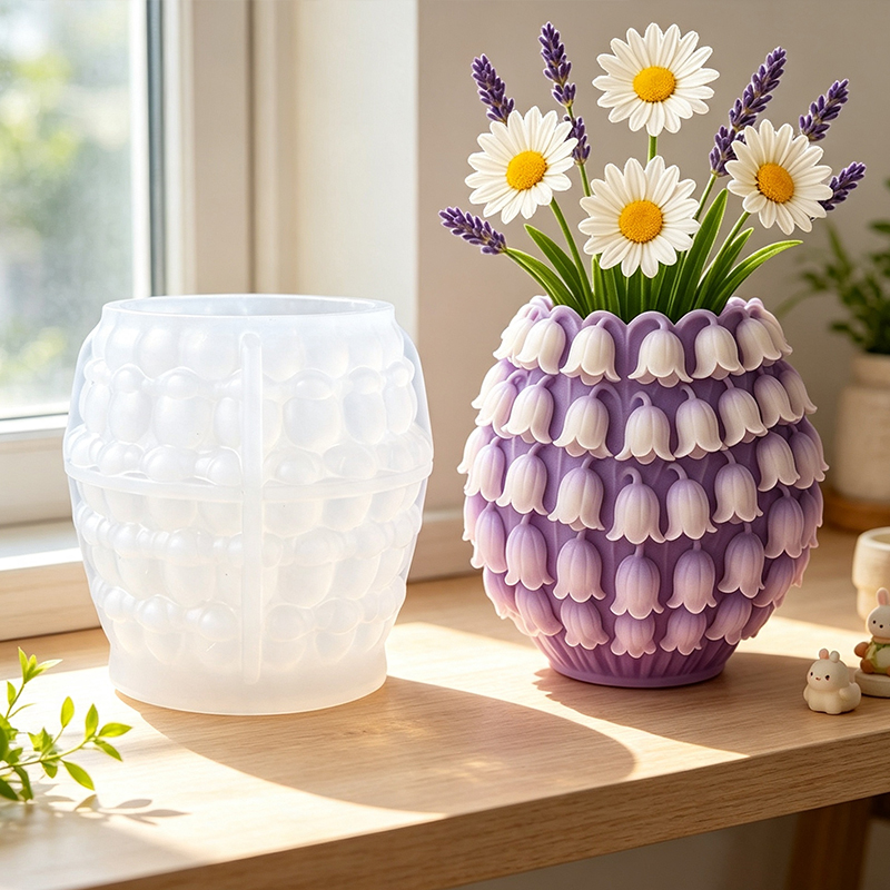 3D Lily of the Valley Vase Sil - Desk Setup Plant review and price