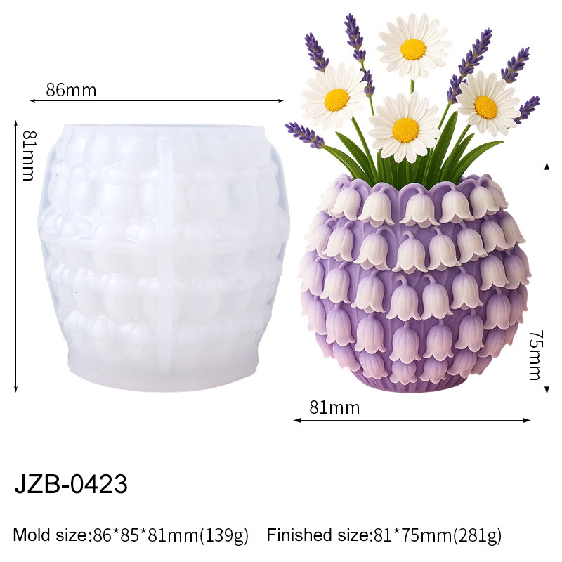 3D Lily of the Valley Vase Sil - Desk Setup Plant review and price