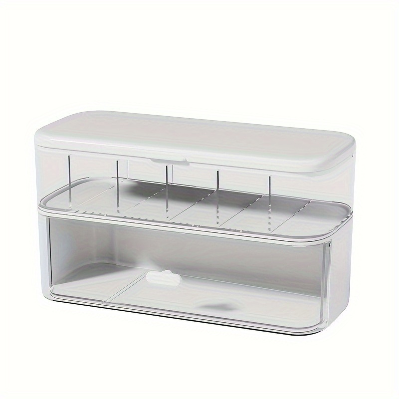 Double Layer Transparent Deskt - Desk Setup Cable Management review and price