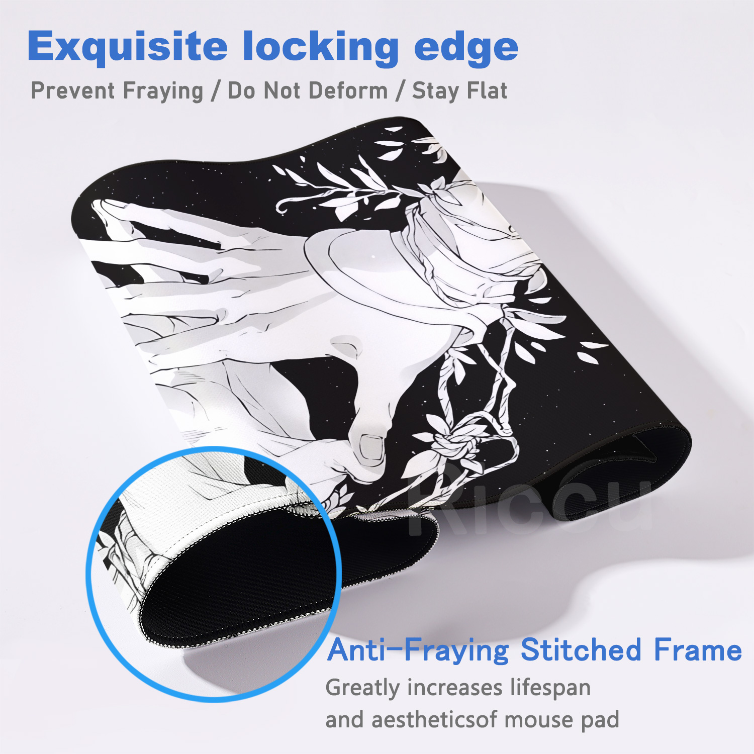 HD Large Black White XXL Gothi - Desk Setup Black And White review and price