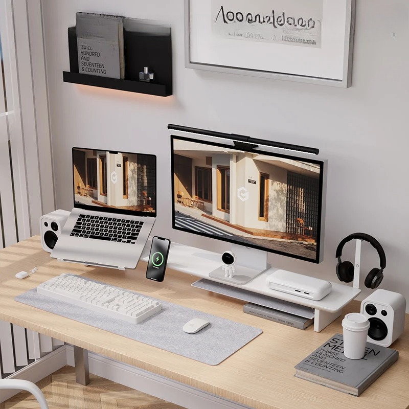 ‌ZORKMOU Z3 Modular Monitor St - Desk Setup Living Room review and price