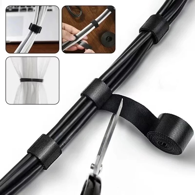 Cable Organizer Ties Tearable  - Desk Setup Cable Management review and price