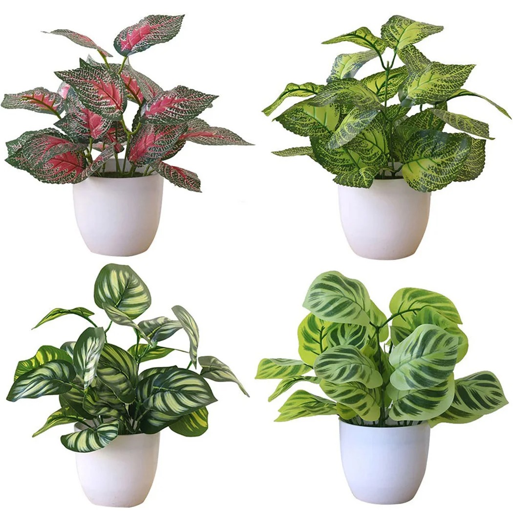 1PC Artificial Foliage Plant P - Desk Setup Plant review and price