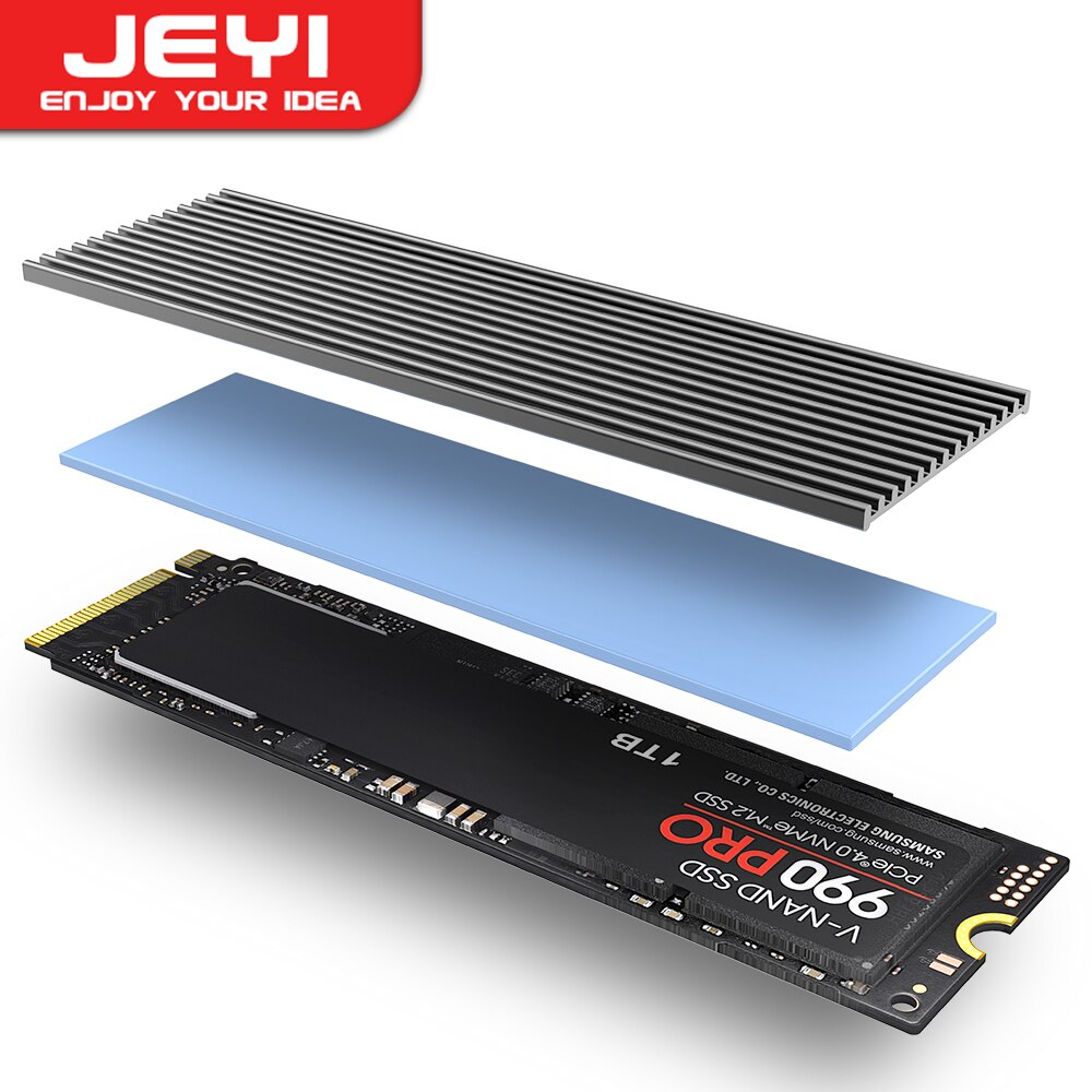 JEYI M.2 SSD Heatsink, Aluminu - Desk Setup Ps5 review and price