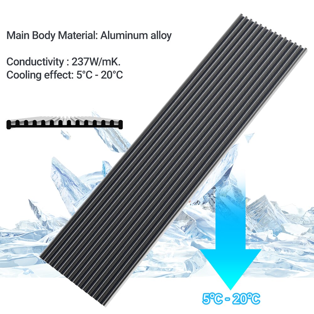 JEYI M.2 SSD Heatsink, Aluminu - Desk Setup Ps5 review and price
