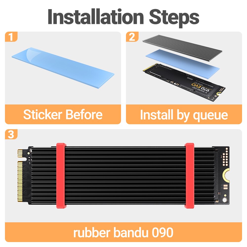 JEYI M.2 SSD Heatsink, Aluminu - Desk Setup Ps5 review and price